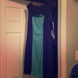 Size 8 Marc New York black and green dress. NWT.